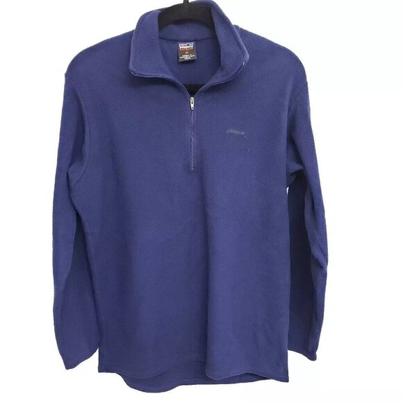 Patagonia Tops - Patagonia Capilene Blue 1/4 Zip Vintage Fleece Women's Sz M